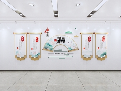 现代新中式文化墙 廉政文化墙 廉洁文化墙 社区文化墙 党建文化墙 乡村文化墙