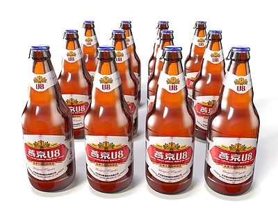酒水食物 啤酒 U8啤酒 燕京啤酒 饮料 酒瓶