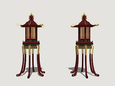中式景观灯 地灯 唐风地灯 古典台灯 庭院灯