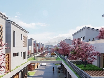 现代多层住宅 文旅 共享 小镇