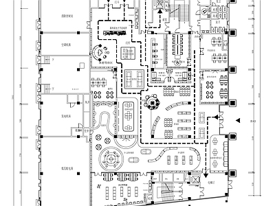 现代图书馆 大型图书馆 阅读室 社区图书馆 阅览室 施工图