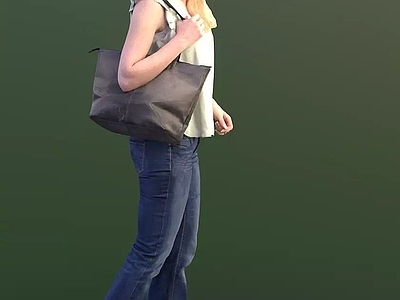 现代休闲人物