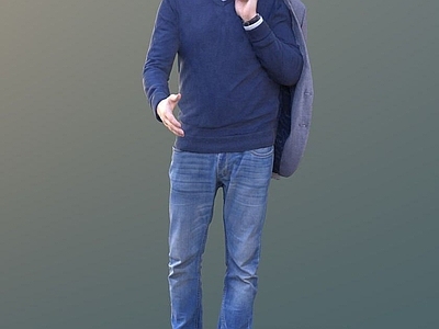 现代休闲人物