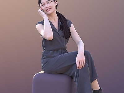 现代休闲人物