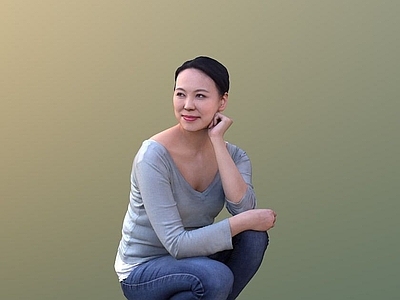 现代休闲人物