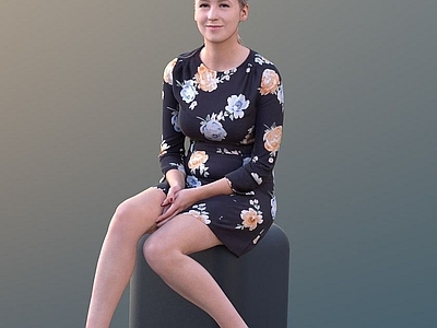 现代休闲人物