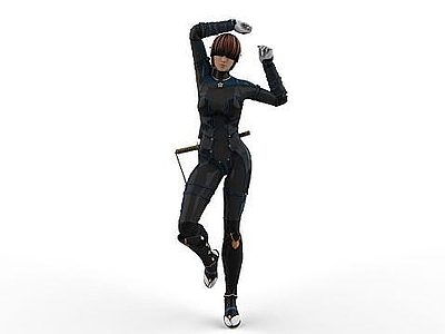 现代女战士