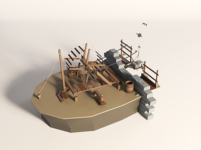 现代其他公共建筑 工地 建筑场景