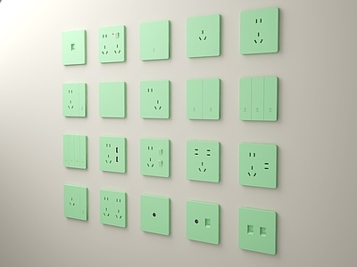 开关 现代开关插座组合 空调开关 智能开关