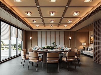 新中式包厢 新中式包间 酒店包间 包厢 会所包间