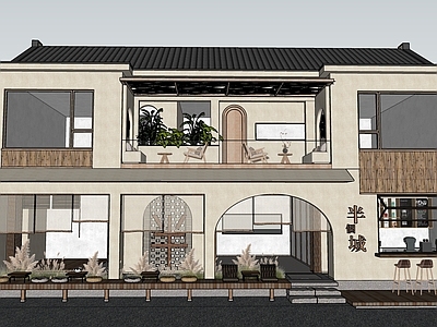 新中式极简其他农业建筑 农村自建房 民宿
