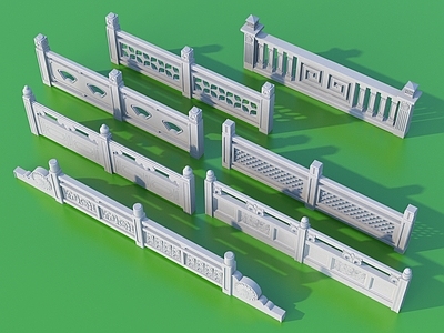 现代栏杆 围栏 护栏 栏杆