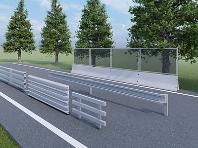 现代围栏护栏 波形护栏 道路栏杆 隔音板 护栏 围栏