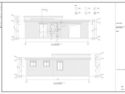 中式新中式民宿建筑 餐饮建筑 管理房 钢架房子 景区建筑 施工图