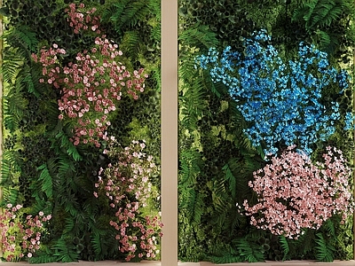 绿植墙 植物墙 花草
