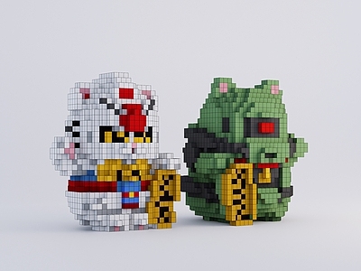 玩具 现代玩具 玩具手办 卡通雕塑 玩具机器猫 乐高颗粒玩具