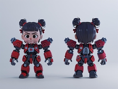 玩具 玩具机器人 现代玩具 机械玩具人 手办 卡通雕塑