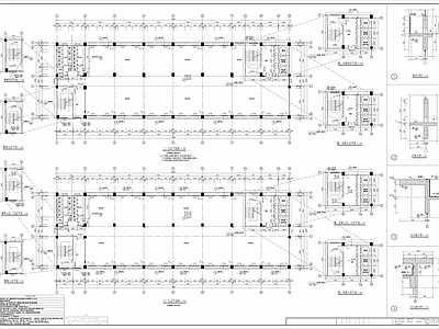 简约现代学校建筑 教学楼 实训楼 整套建 施工图