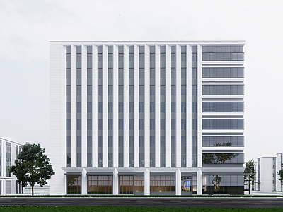 现代其他工业建筑 工业上楼产业园 现代科技产业园 现代工业厂房 现代简约厂房 现代产业园
