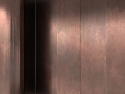 中古复古护墙板 金属板 铜板 金属护墙板 铁锈色金属板