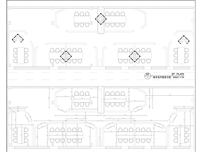新中式中式中餐厅 主题餐厅 花船餐厅 弧形餐厅 包厢 施工图