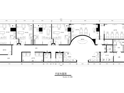 现代足浴店 SPA店 按摩店 施工图