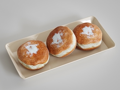 现代甜品面包店 蛋糕面包甜品 面包组合 面包陈列