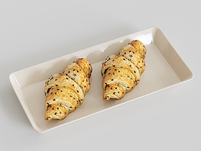 现代甜品面包店 面包可颂蛋糕 烘焙面包