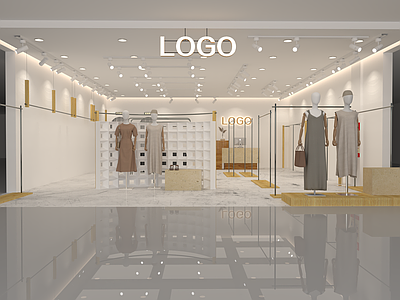 现代服装店 女装店 儿童服装店