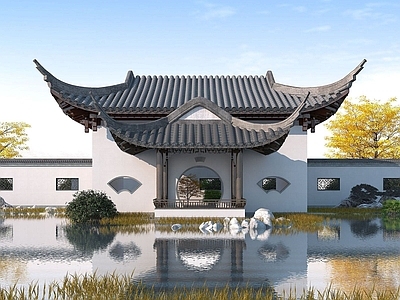 现代苏州园林景观