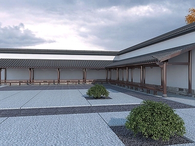 现代古建长廊