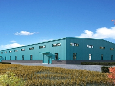 现代工业厂房