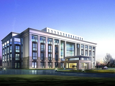 现代城市商业街