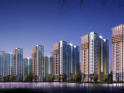 现代城市商业街