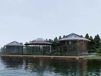 现代民宿建筑 山地民宿建筑 滨水民宿建筑 集装箱民宿建筑