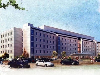 现代城市户外建筑