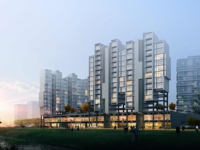 现代城市户外建筑