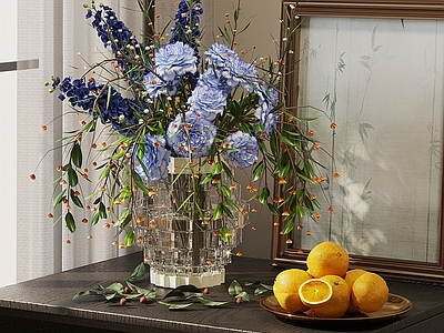 现代花艺 花艺花瓶 花艺摆件 插花花艺 玻璃花瓶