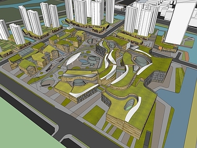 现代展览馆建筑 档案馆