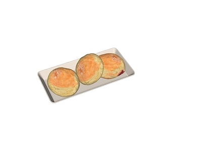 现代甜品面包店 蛋糕面包甜品 鲜花饼
