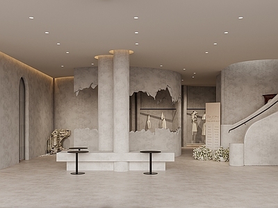 侘寂婚纱摄影 楼梯 茶水吧