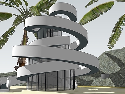 现代教堂建筑 丝带教堂