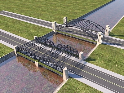 现代景观桥 现代钢架桥 钢绗架桥梁 市政桥 公路桥