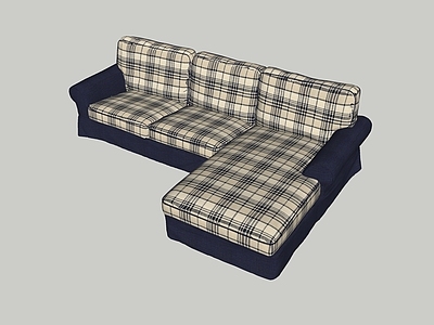 现代多人沙发 布艺沙发