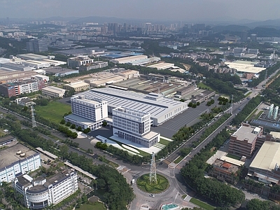 现代厂房 工业园区 高层厂房