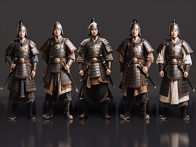 男人 2D古装人物 古代军人 古装男子 古代水兵 古装将士