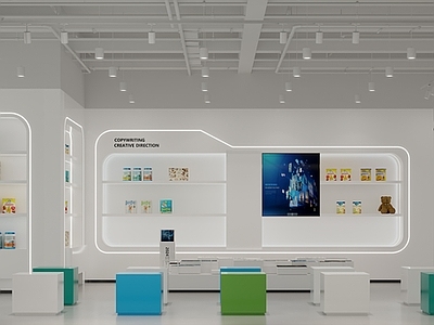 现代工业其他办公空间 展厅 办公室