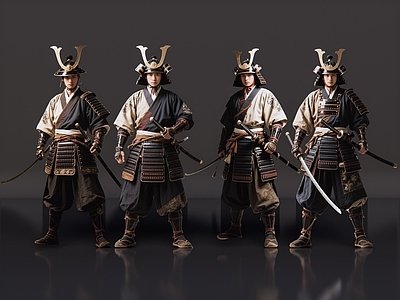 男人 2D古装人物 日本倭寇 东瀛武士 东瀛士兵 日本鬼子