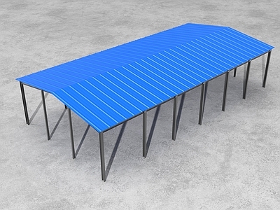 现代厂房 工业厂房 厂棚 钢结构 简易厂房