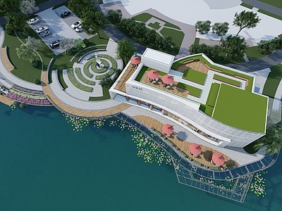 现代简约其他文化场馆 建筑改造 校史馆 网格金属版 老旧砖花墙 景观建筑